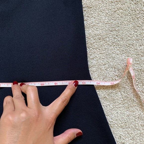 Cos knitted tube midi dress, navy color - Picture 7 of 8